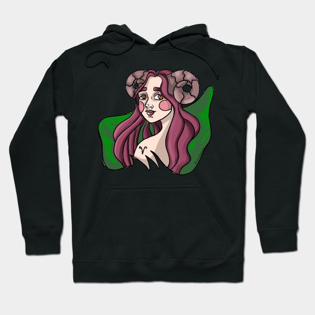 Aries Hoodie by Anacraftsandarts